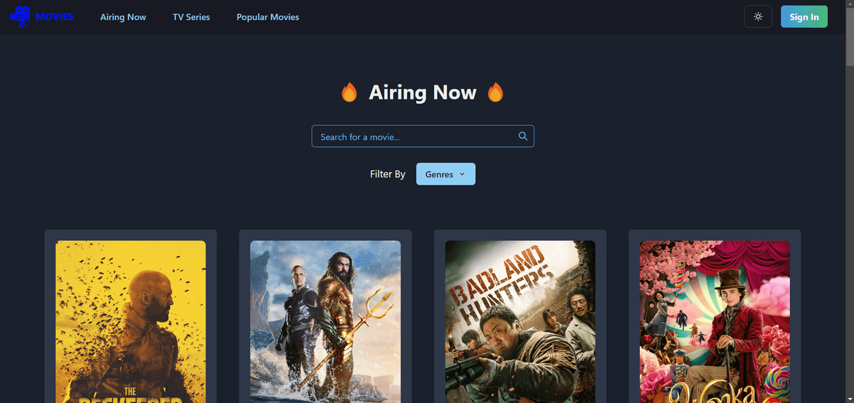 Movie Web App